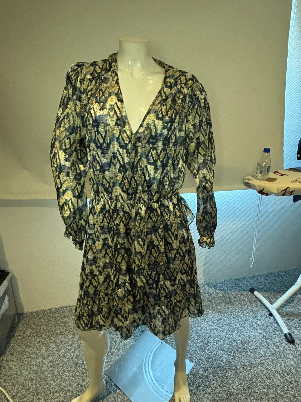 Dante 6 jurk met bijpassend onderjurkje maat 4 L., Kleding | Dames, Blauw, Maat 42/44 (L), Ophalen of Verzenden, Zo goed als nieuw