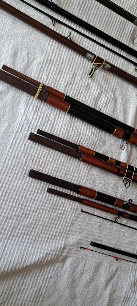 3 klassieke matchhengels, Ophalen, Gebruikt, Werphengel
