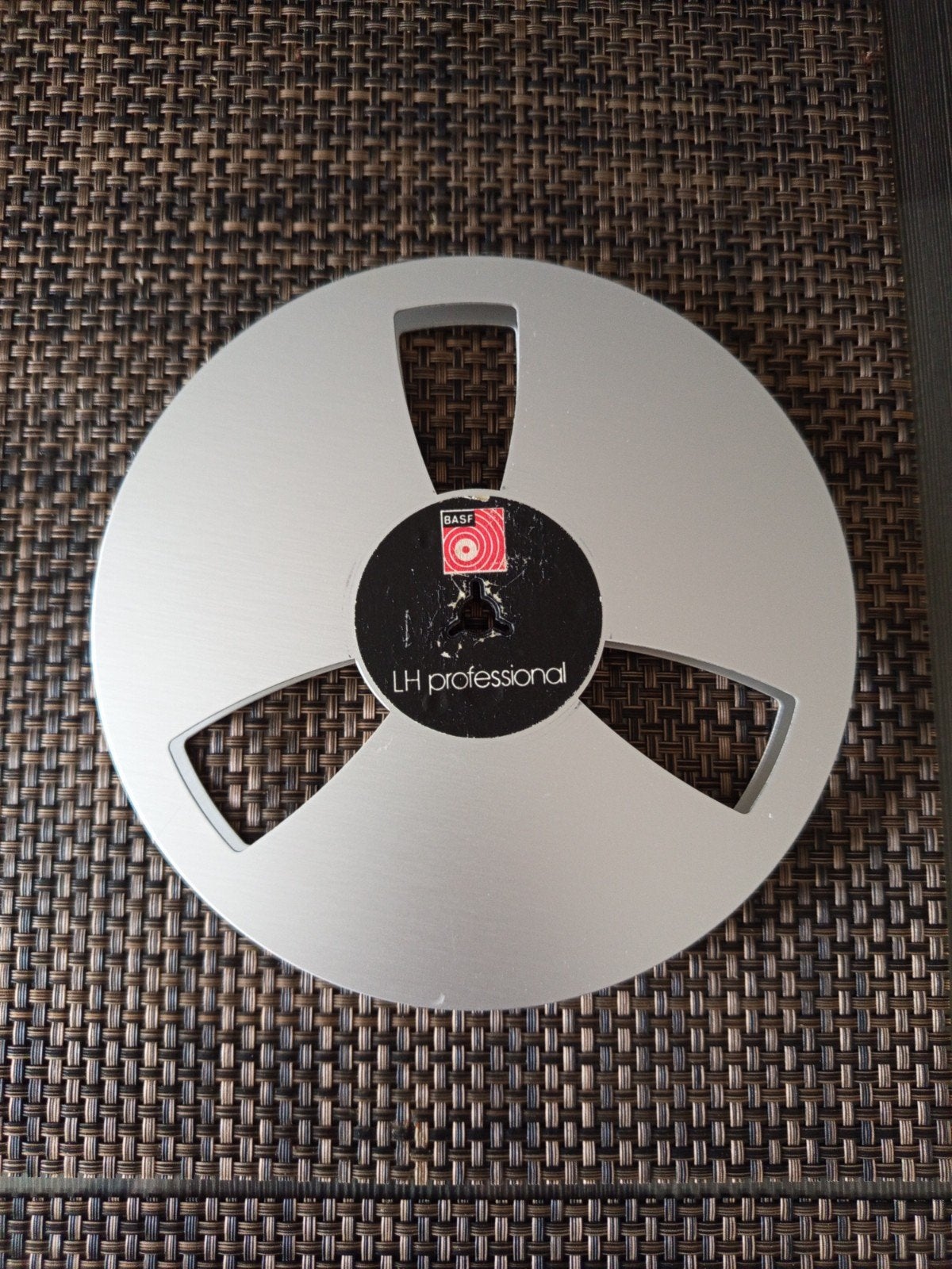 2x Vintage Aluminium Bandrecorder lege Spoelen 18cm, Ophalen of Verzenden, Onderdeel, Met banden