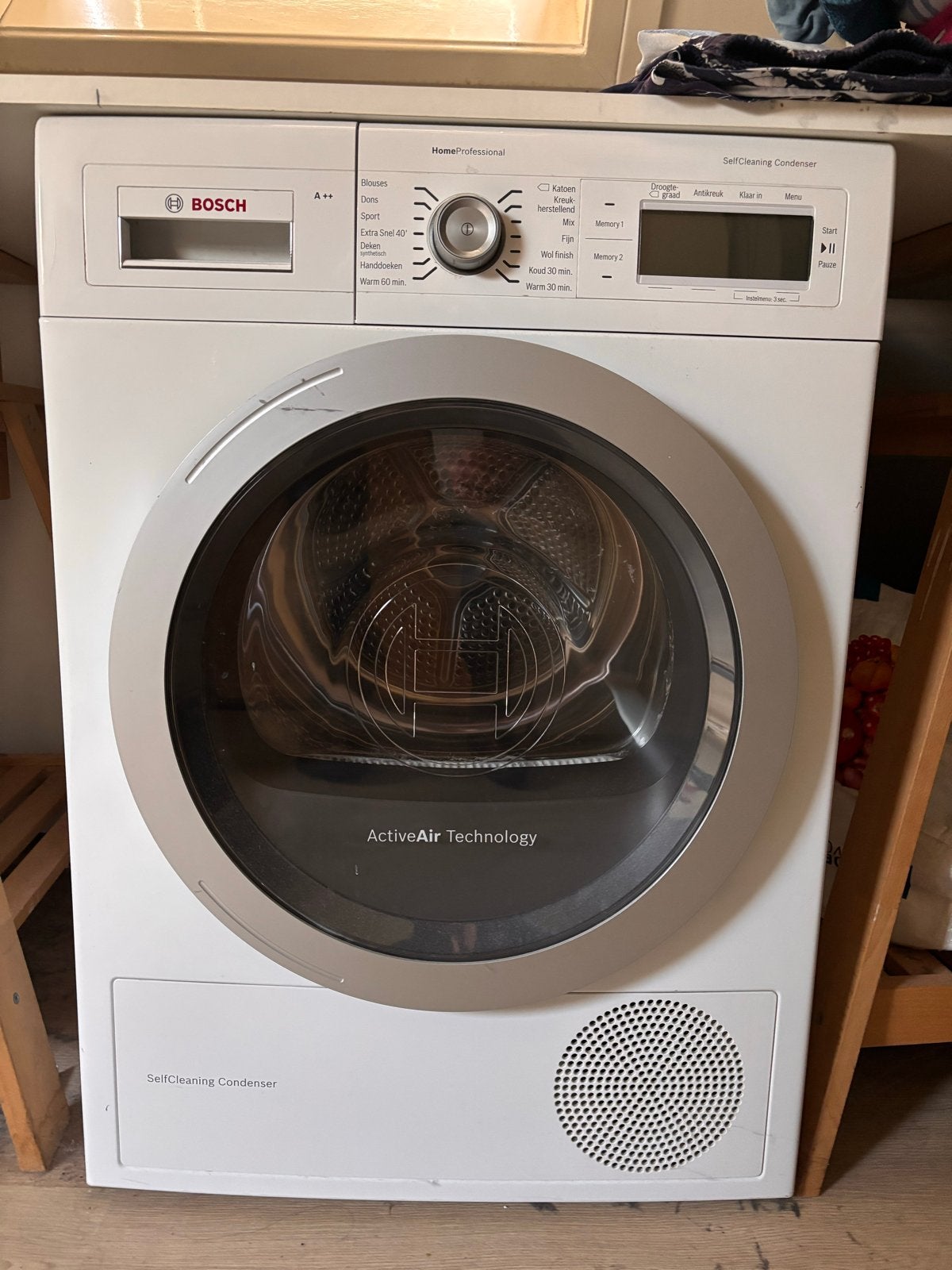 Bosch warmtrpomp wasdroger WTY87700NL/17 - met nieuwe pomp, Ophalen, Niet werkend, Voorlader, Condens