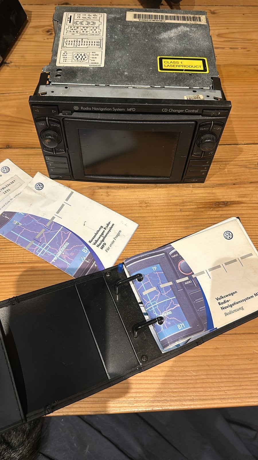 Volkswagen Radio Navigatiesysteem MFD met handleidingen, Ophalen of Verzenden, Gebruikt