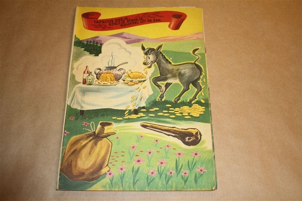 Oud prentenboek - Tafeltje dekje - Circa 1960 !, Boeken, Prentenboeken en Plaatjesalbums, Ophalen of Verzenden, Gelezen