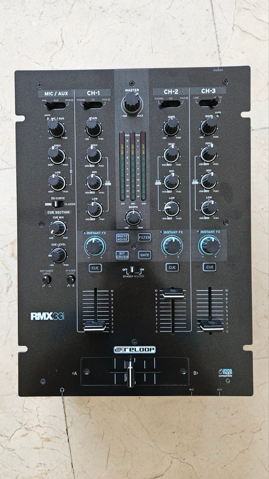Reloop RMX-33i DJ Mixer - Zo goed als nieuw, Ophalen of Verzenden, Zo goed als nieuw, Dj-set, Reloop