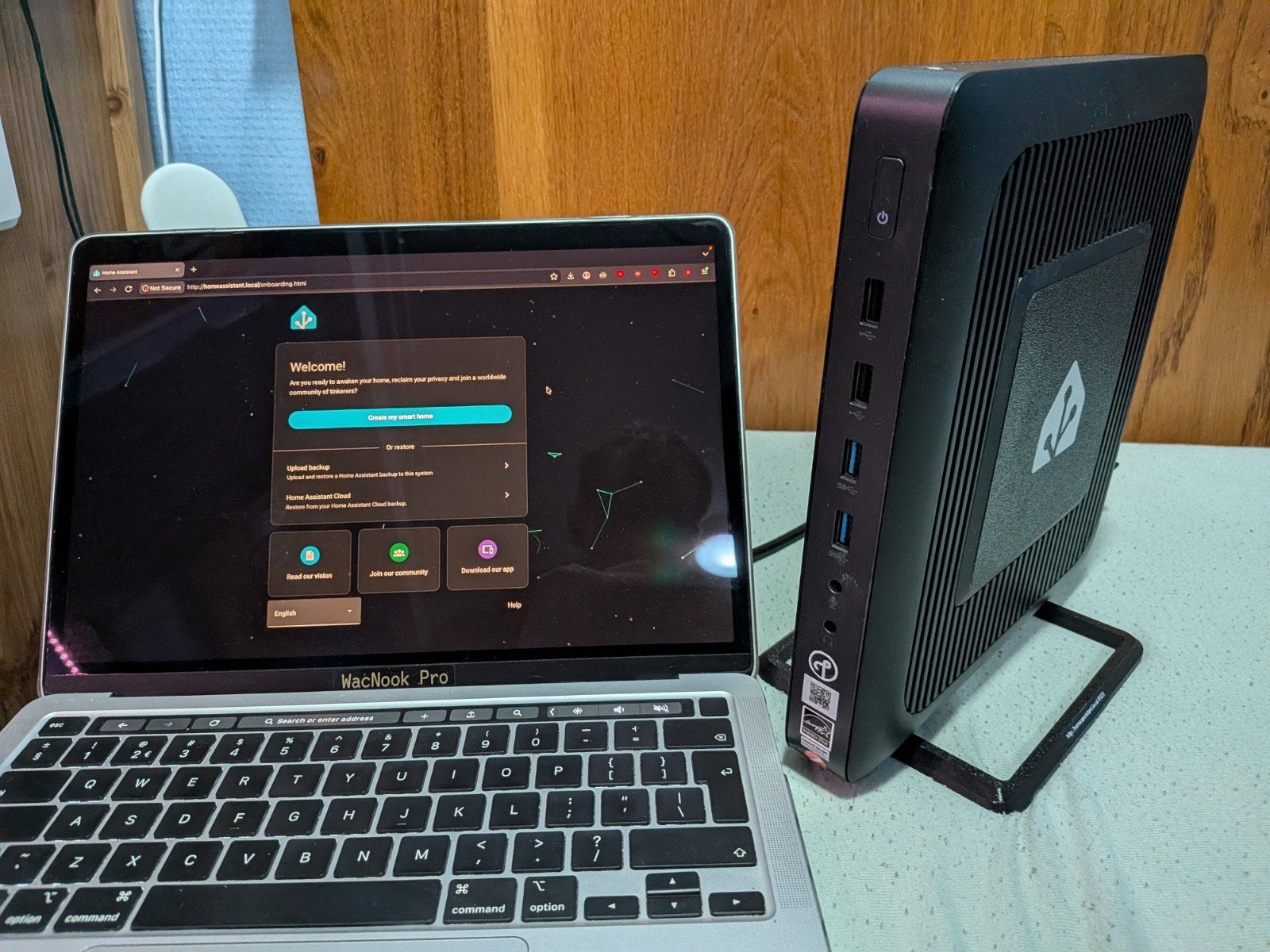 Home Assistant PC: 128GB, 8GB RAM, Zigbee & Matter/thread, Ophalen of Verzenden, Zo goed als nieuw, 128 GB, 8 GB