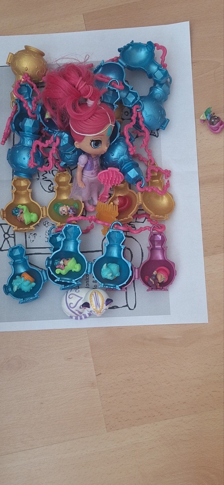Shimmer en Shine poppen en flesjes set, Ophalen of Verzenden