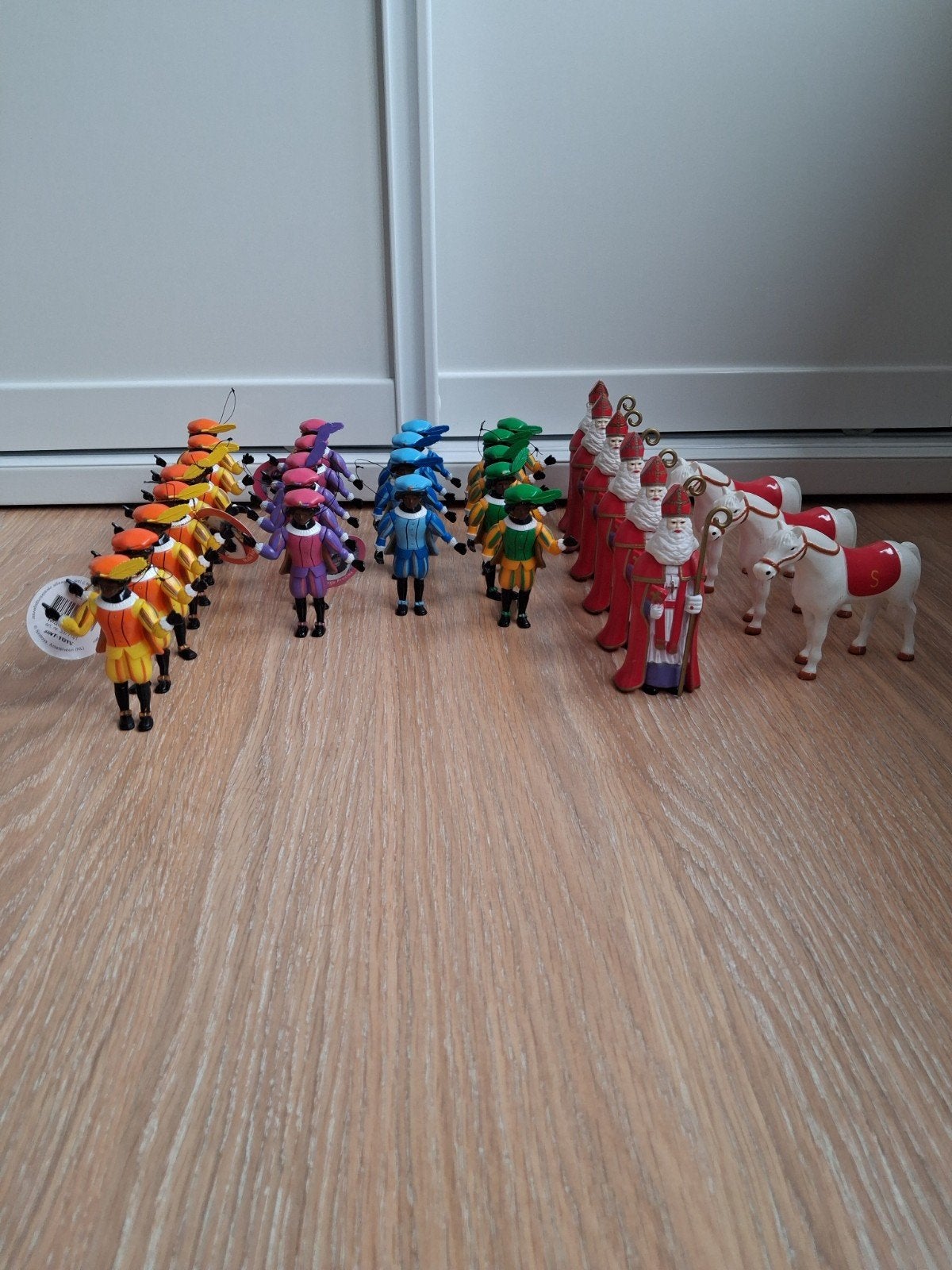 Sinterklaas en Zwarte Piet poppetjes, Ophalen of Verzenden, Zo goed als nieuw