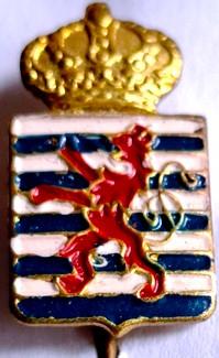 Zeeland-provinciespeldje met goudkleurige kroon, Verzenden, Zo goed als nieuw, Stad of Land, Speldje of Pin