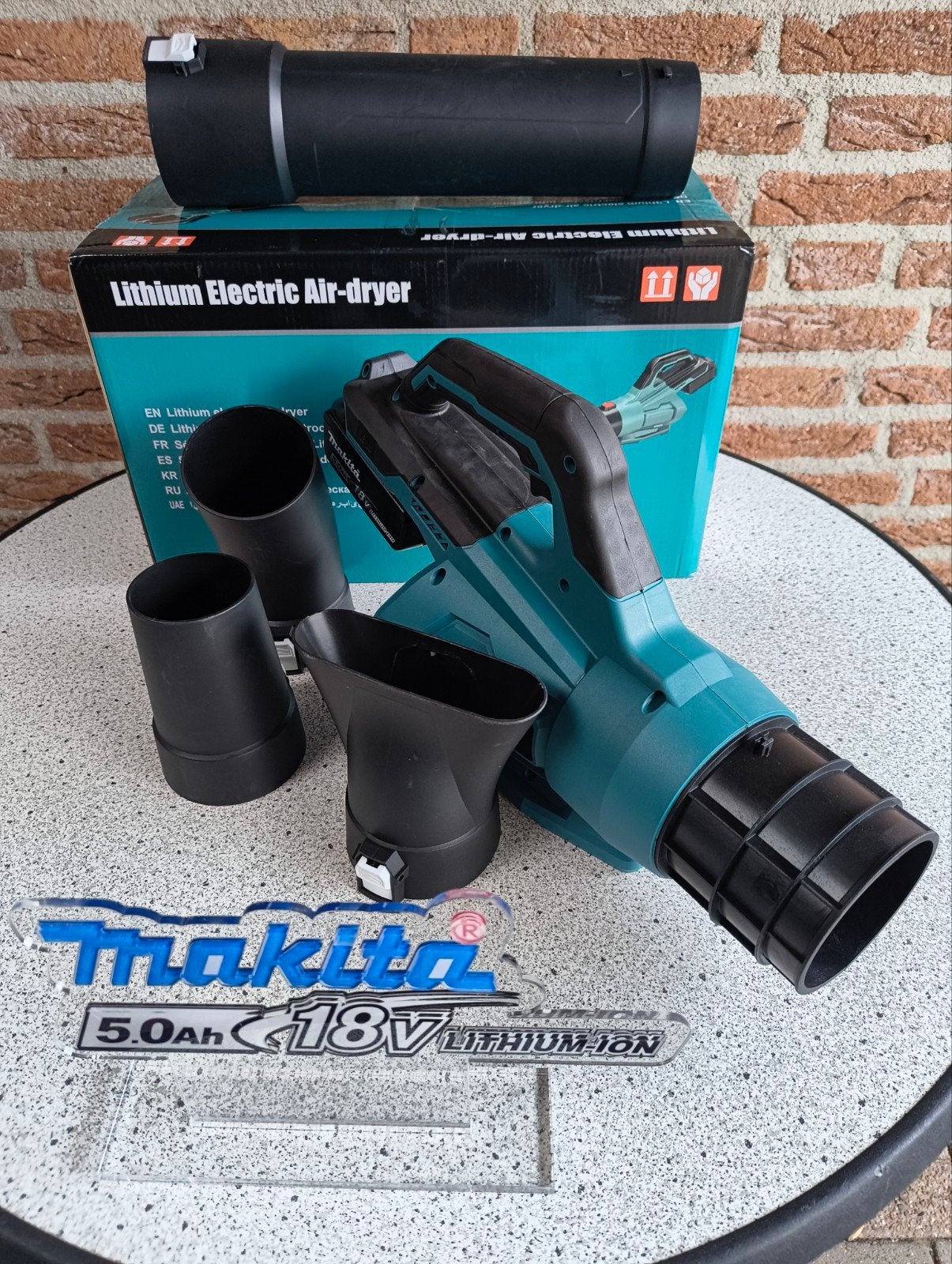 Jet Power Bladblazer - Accu - Compatibel met Makita 18V, Nieuw, Ophalen of Verzenden, Jet Power, Accu