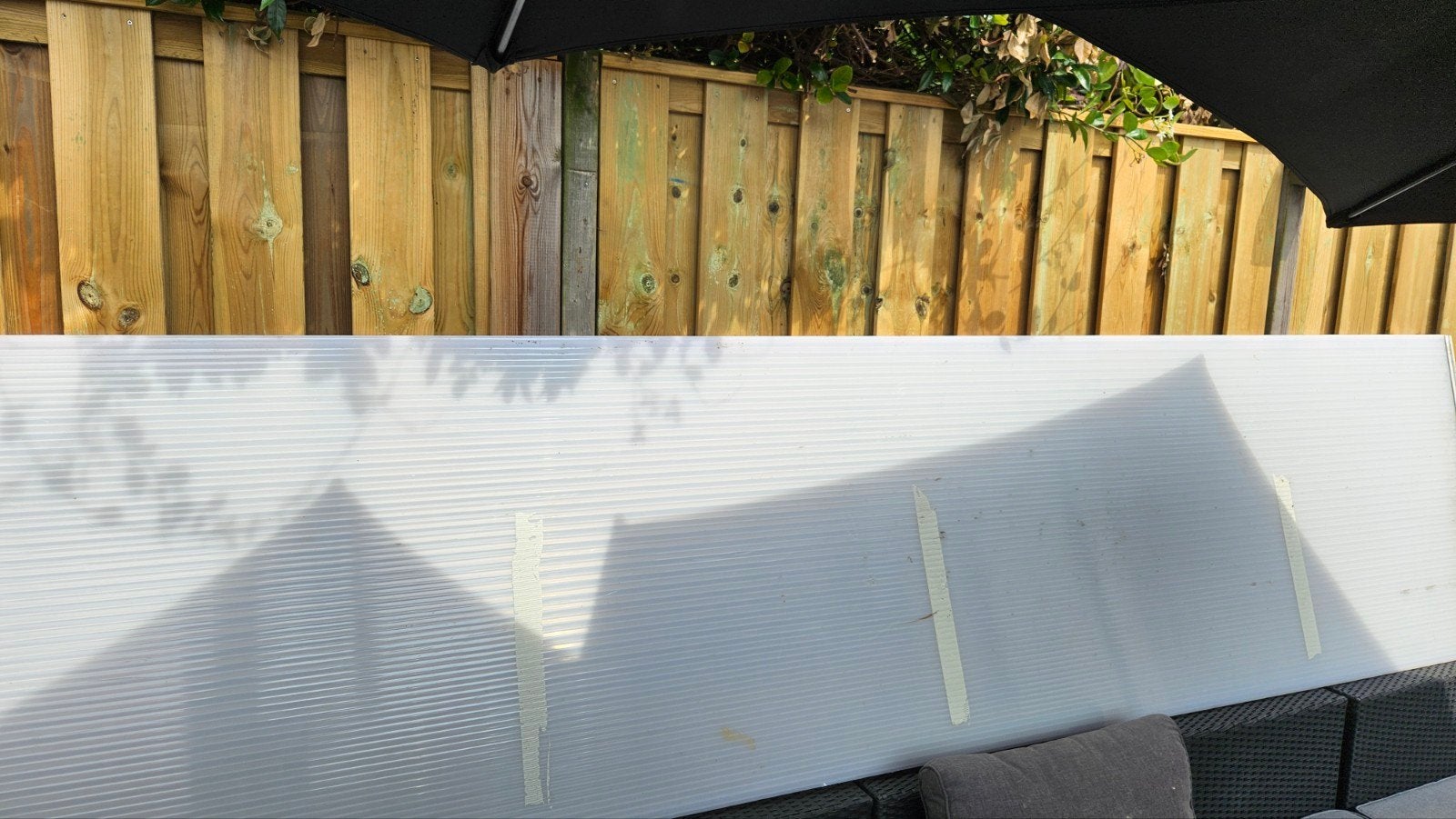 polycarbonaat platen te koop 3 stuks, Ophalen, Kunststof, Gebruikt, 200 cm of meer