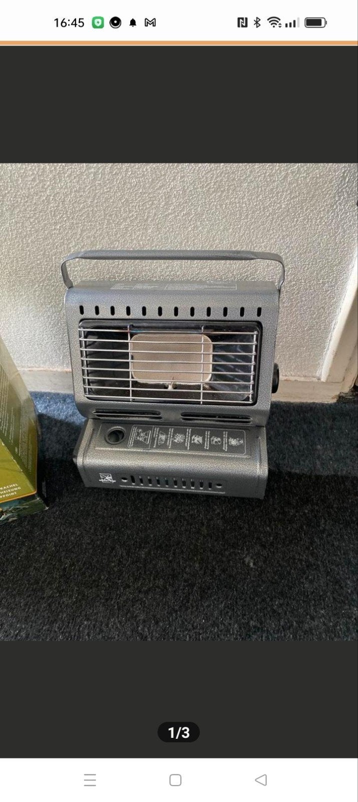 Compact gaskacheltje op gasbusjes - Ideaal voor camping, Gebruikt, Minder dan 30 cm, Kachel, Minder dan 60 cm