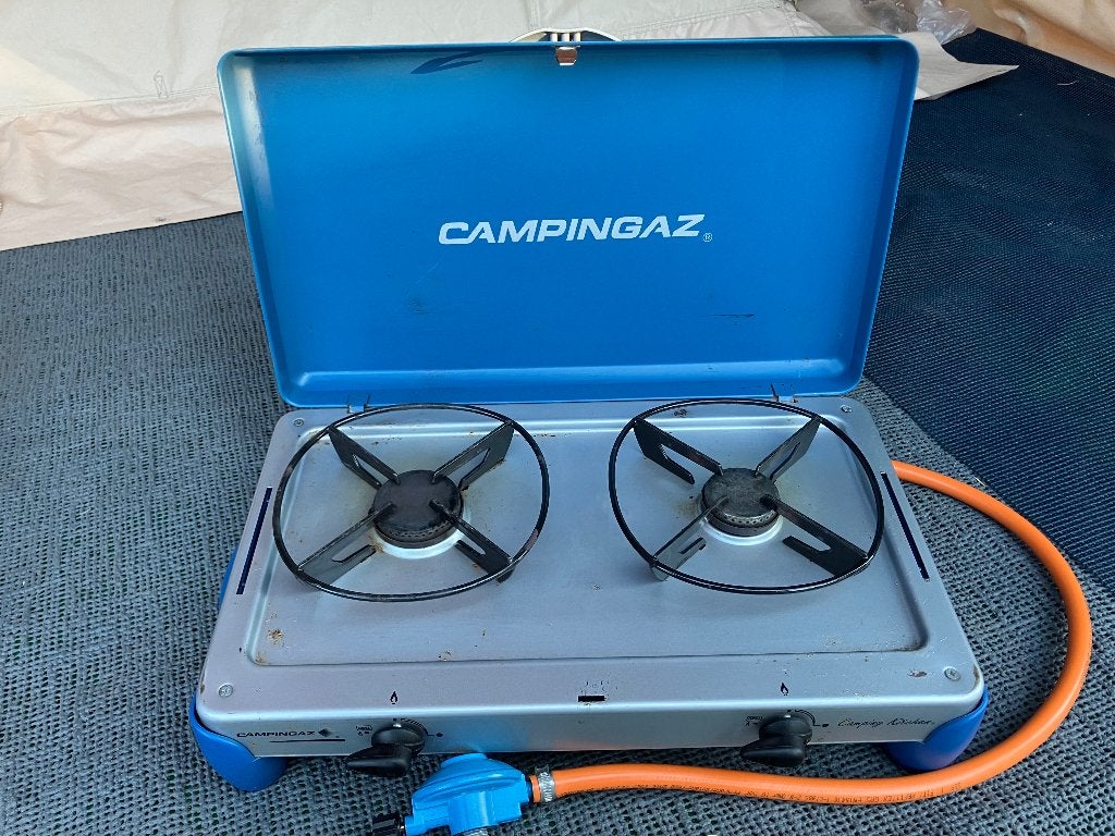 Camping kooktoestel, Caravans en Kamperen, Ophalen, Gebruikt