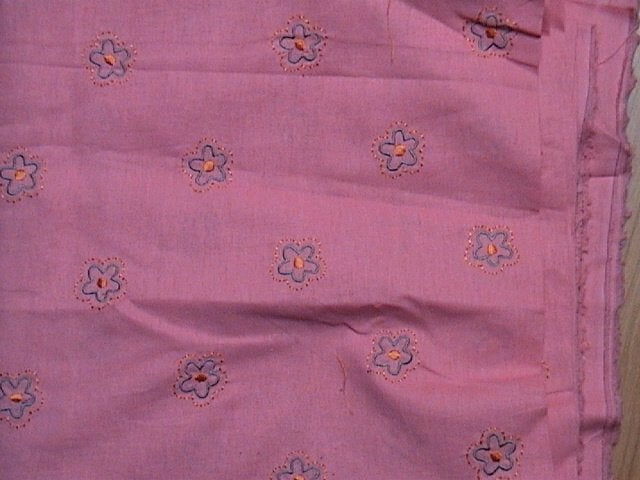STENZO / BIZZKIDS mooi NIEUWE roze stof + bloemen geborduurd, Overige materialen, Nieuw, Ophalen of Verzenden, 30 tot 120 cm