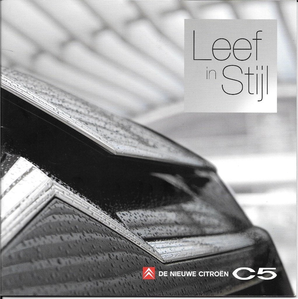 Folder Citroën C5, 2010 (21x21 cm.), Ophalen of Verzenden, Nieuw, Citroën