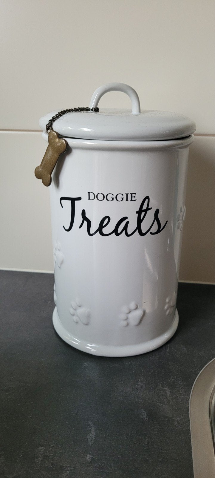 Pot van RM doggie treats, Ophalen, Zo goed als nieuw, Overige materialen