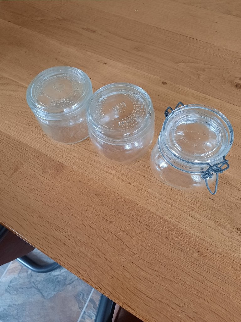 15 weckglazen - inhoud 1/2 liter, Huis en Inrichting, Overige typen, Ophalen, Gebruikt, Glas