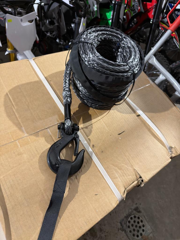 Synthetisch liertouw 10mm 29meter met haak nieuw 7,5ton, Ophalen, Nieuw