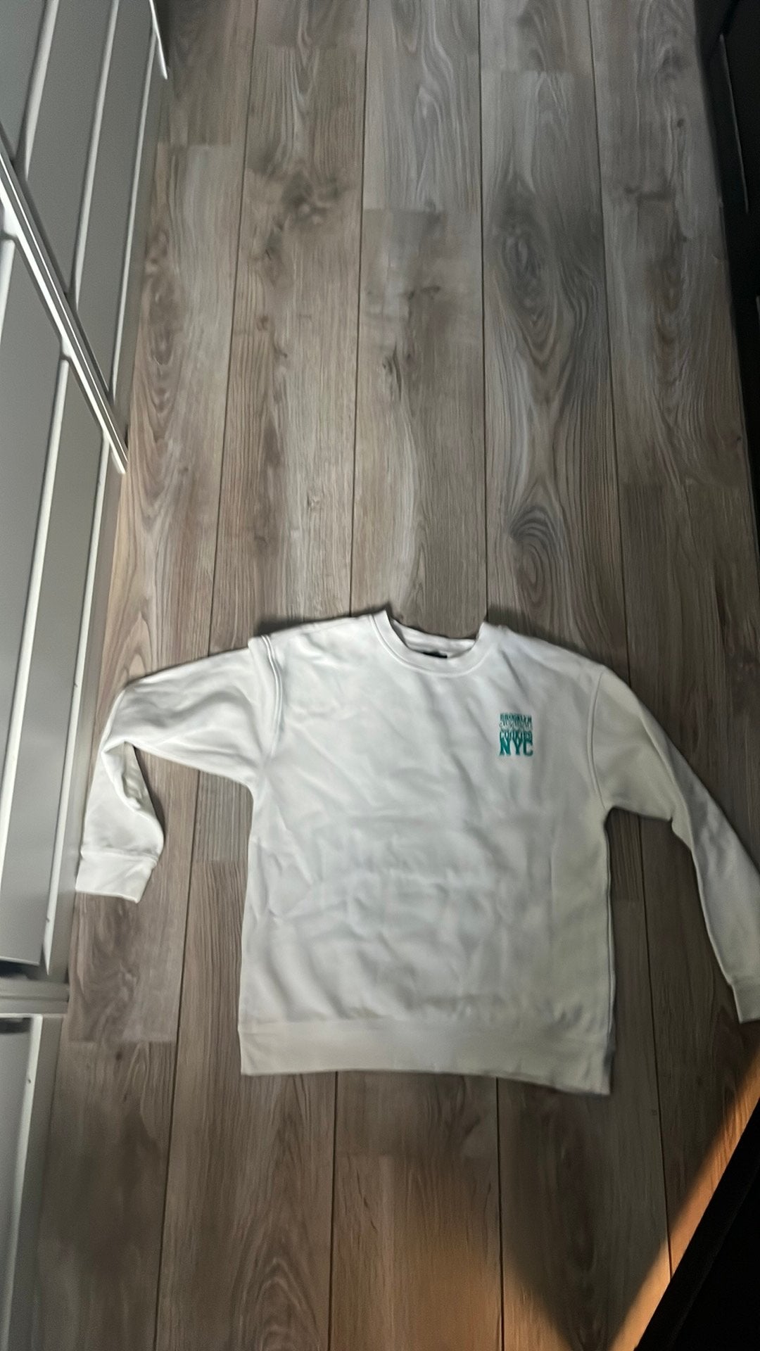 Witte Brooklyn trui, Ophalen of Verzenden, Gedragen, Overige maten, Wit