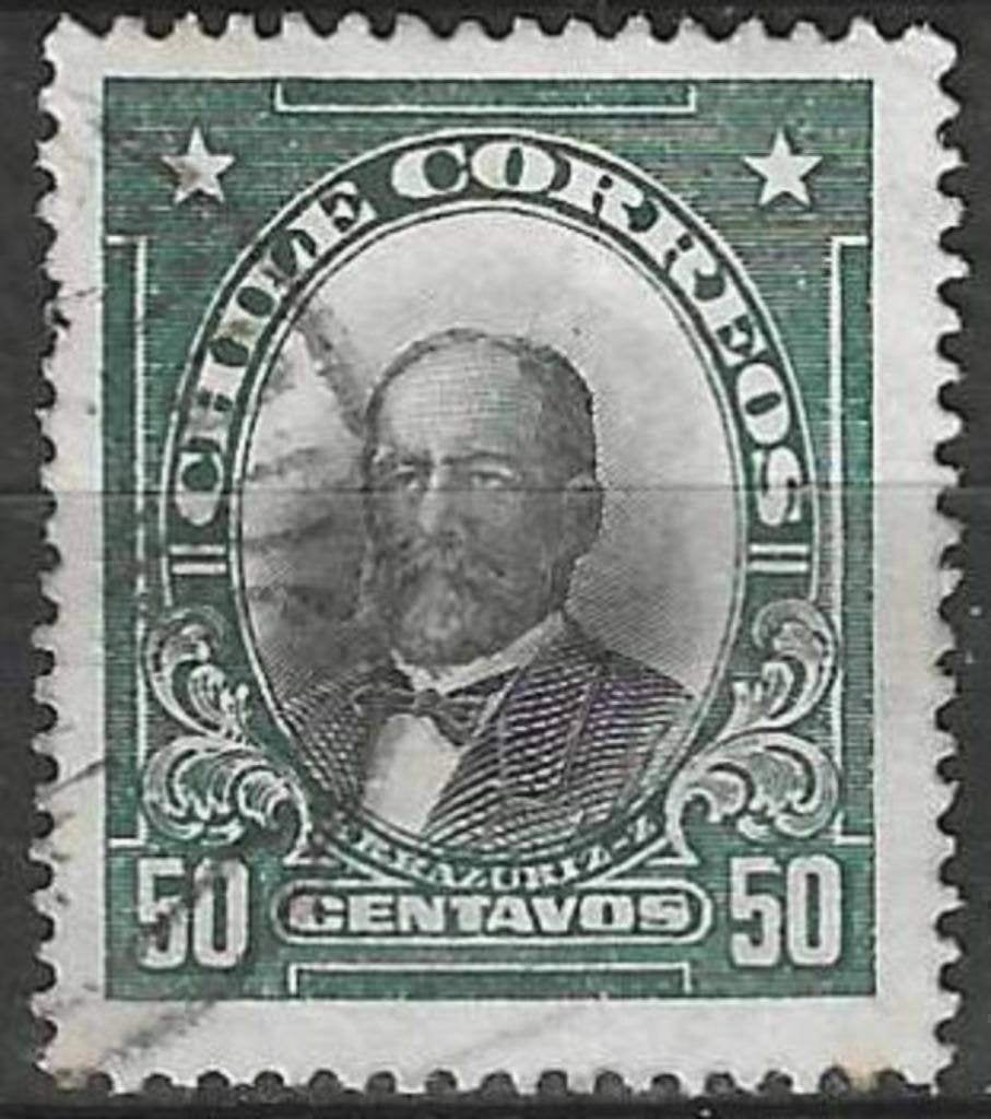 Chili 1911 - Yvert 96 - Federico Errazuriz Zanartu (ST), Verzenden, Gestempeld, Zuid-Amerika