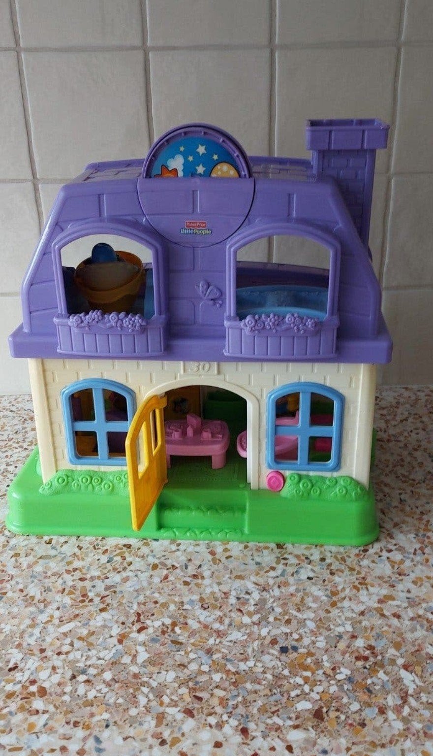 Fisher-Price Little People Speelhuisje met Geluid, Kinderen en Baby's, Speelgoed | Fisher-Price, Ophalen of Verzenden, Gebruikt