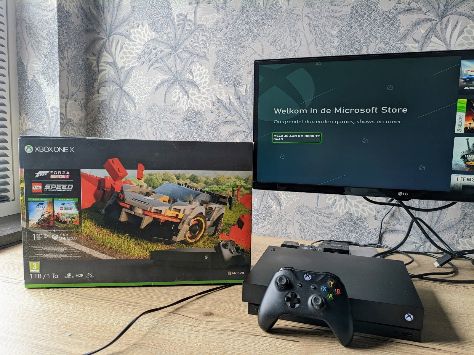 Xbox One X 1TB met 1 controller, Ophalen, Gebruikt, 1 TB, Met 1 controller