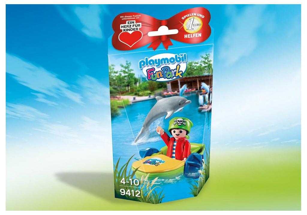 PLAYMOBIL 9412 Piraat Rico met FunPark waterfiets, Ophalen of Verzenden, Nieuw
