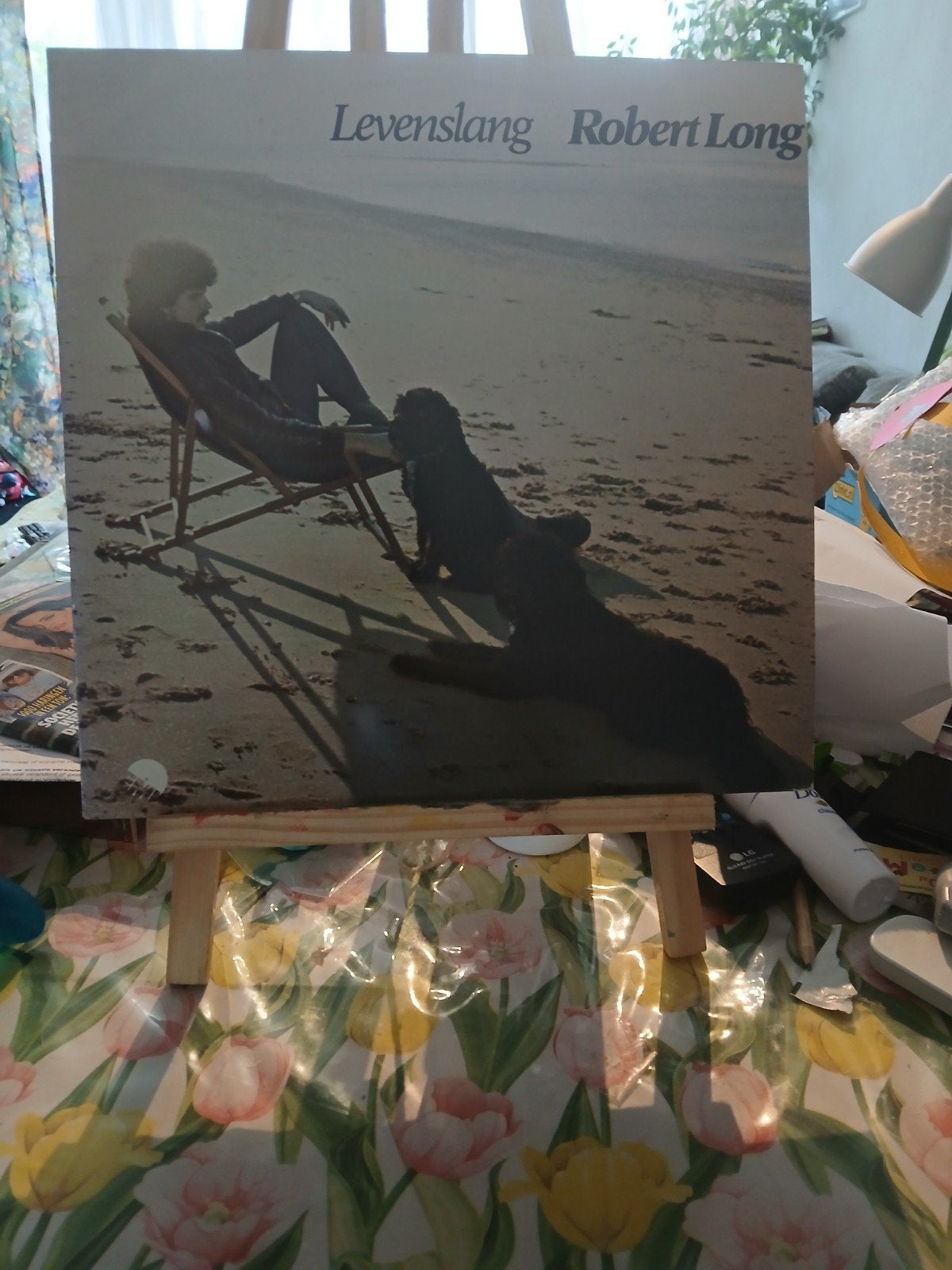 Robert Long - Levenslang LP (Pop, 1977), Cd's en Dvd's, Ophalen of Verzenden, Gebruikt, 12 inch, LP