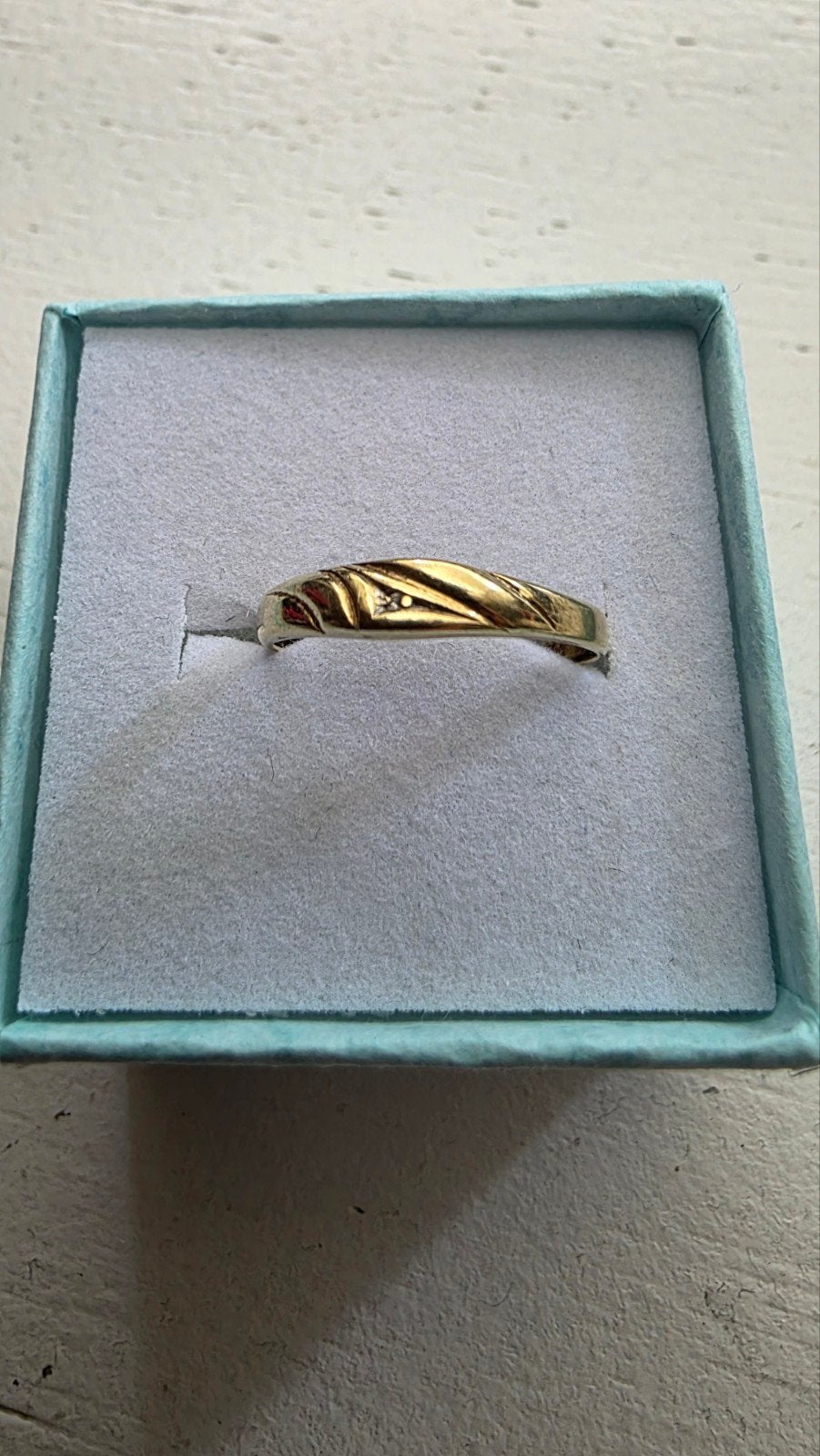 Gouden ring 14 karaat, Verzenden, Dame, Goud, Goud