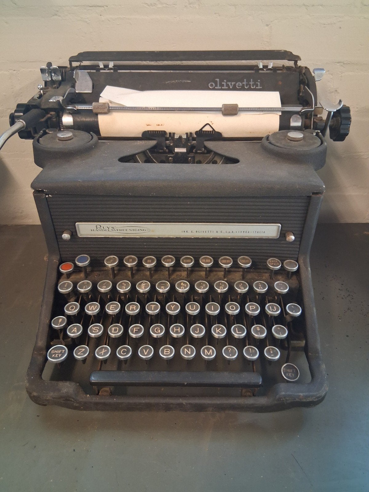 olivetti m40 typemachine, Diversen, Typemachines, Ophalen
