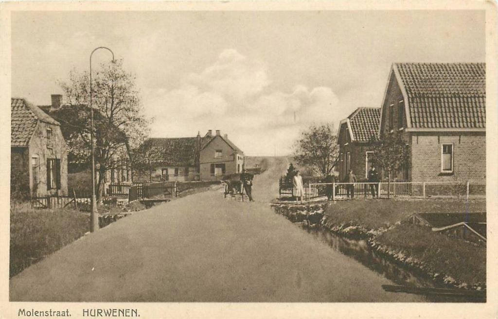 388-555-041 Hurwenen Molenstraat, Verzenden, Voor 1920, Gelderland
