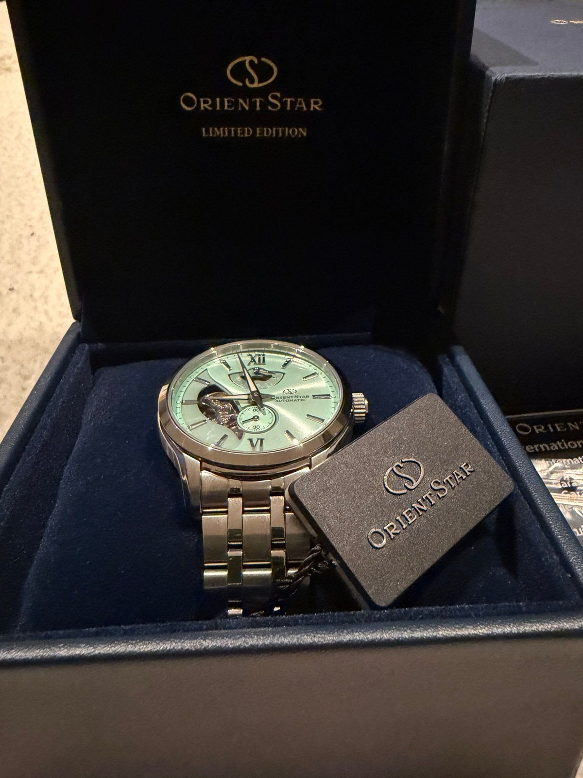 Orient star automatic limited edition!!, Staal, Staal, Polshorloge, Nieuw