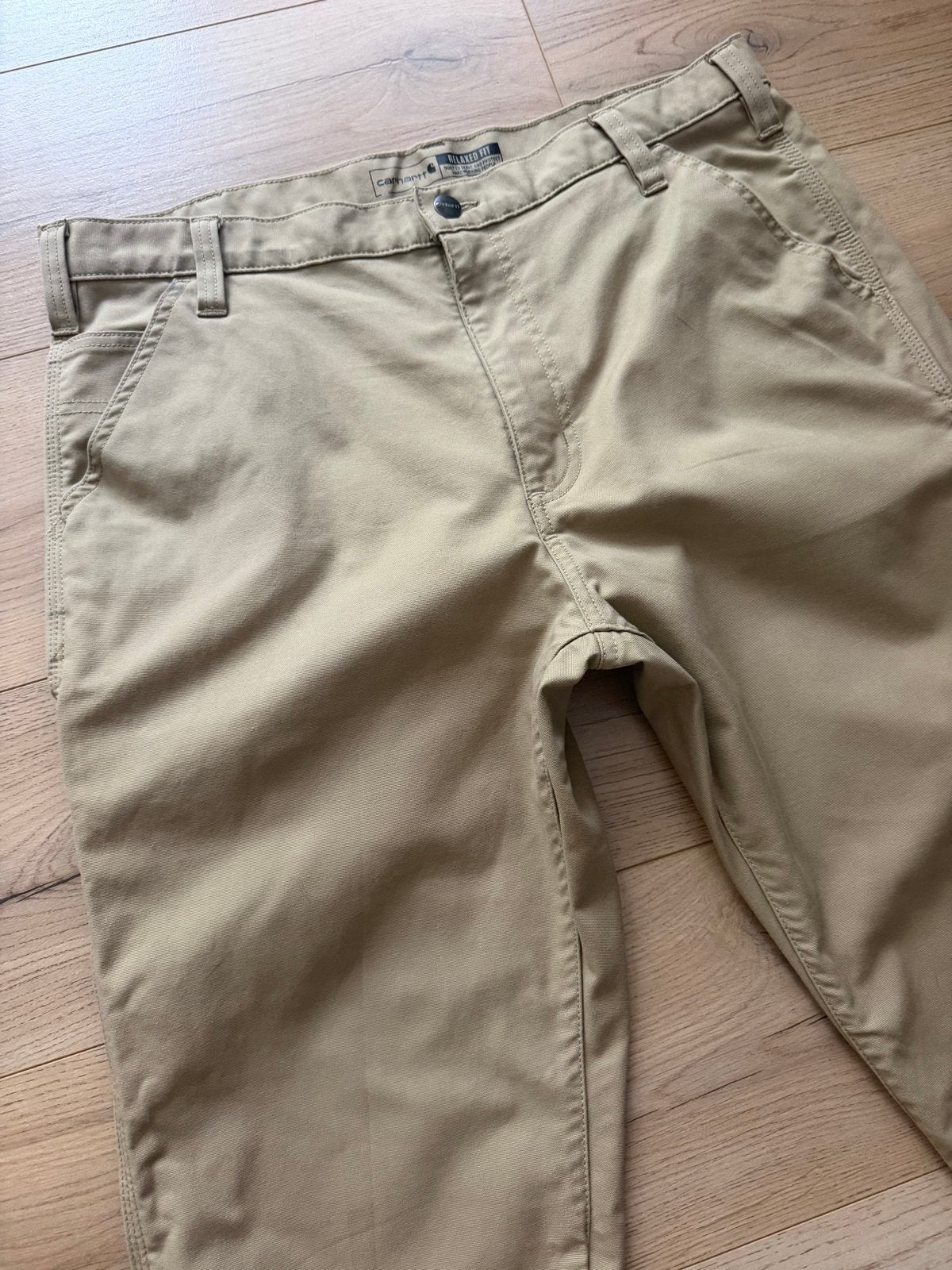 Carhartt Relaxed Fit Broek 36x36 Crème/Beige Zo Goed Als Nie, Ophalen of Verzenden, Zo goed als nieuw, Overige maten, Beige