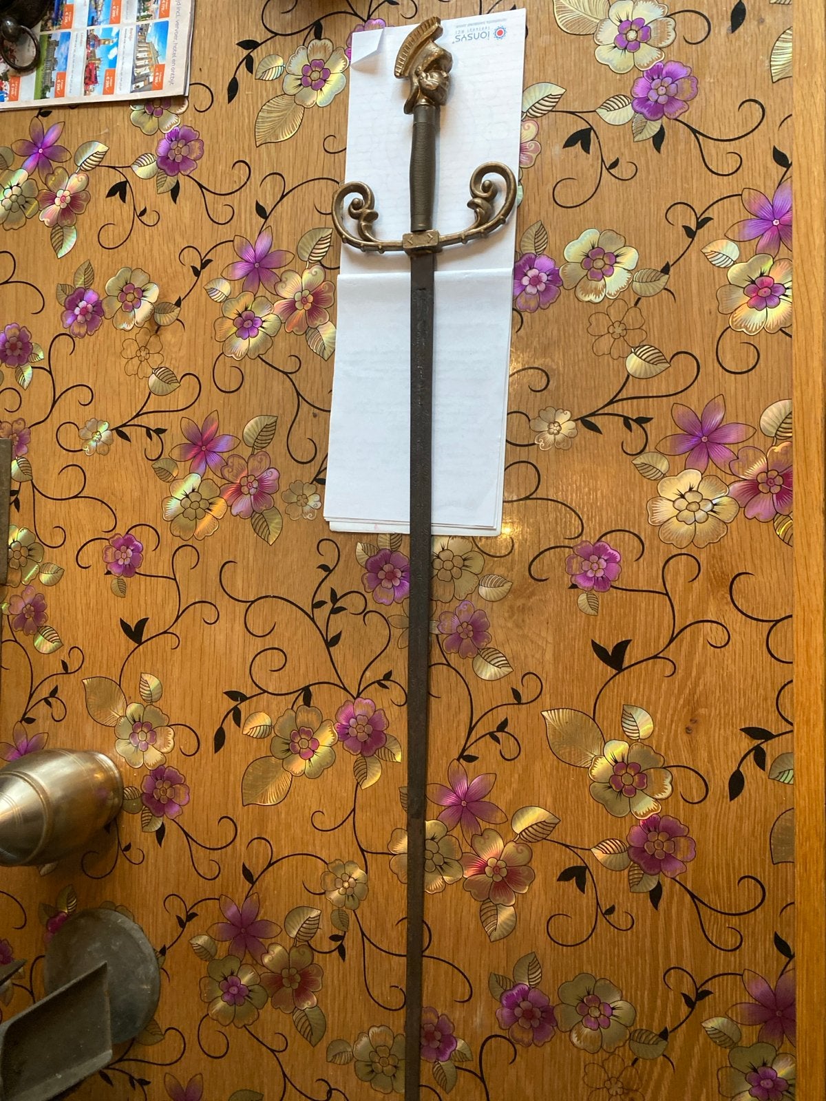 Decoratief zwaard met Romeinse helm handvat, Ophalen of Verzenden, Gebruikt