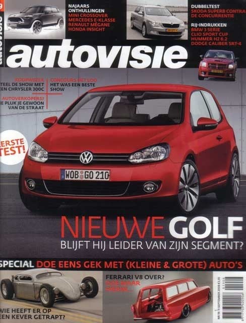 Autovisie 19 2008 : Dodge Caliber SRT-4 - Ford Focus ST, Ophalen of Verzenden, Gelezen, Algemeen