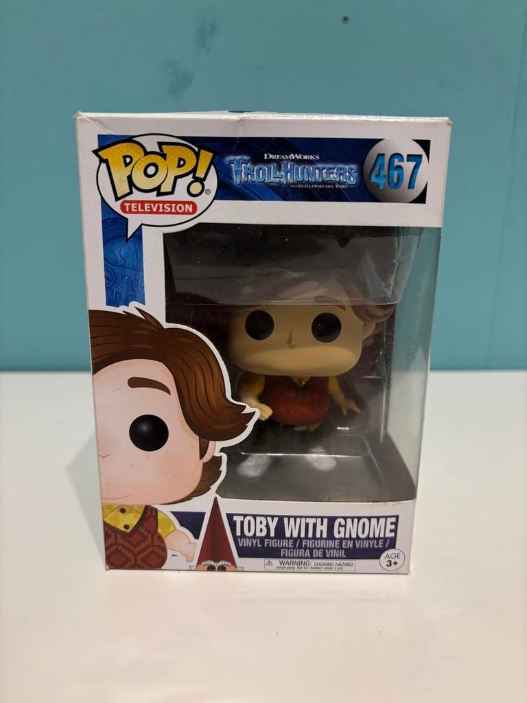 Funko Pop Trollhunters Toby with Gnome, Ophalen of Verzenden, Gebruikt