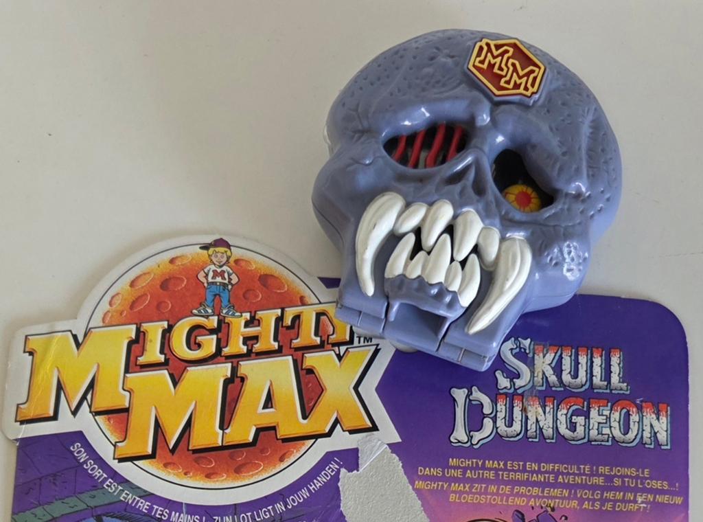 Mighty Max Skull Dungeon Doom Zone Bluebird 1992 Speelset, Ophalen of Verzenden, Gebruikt