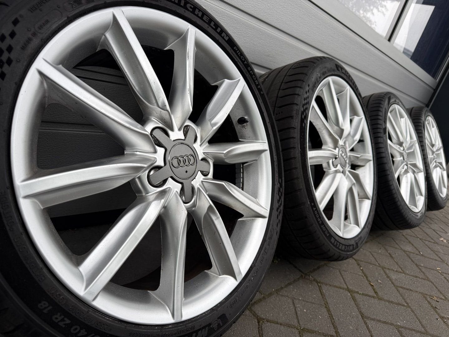 18 inch Audi A3 S3 A4 S4 B6 B7 A6 C6 Michelin zomerbanden, 18 inch, Gebruikt, -, -