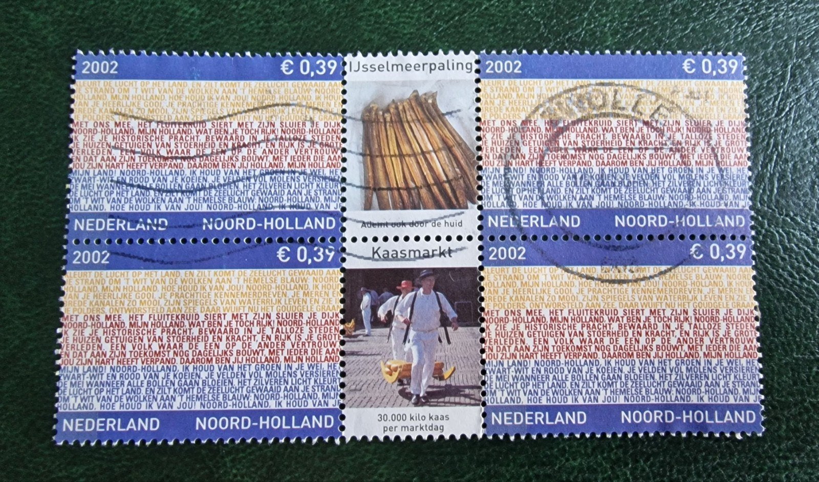 kv1303 provincie Nederland 2002 - Noord-Holland, Ophalen of Verzenden, Na 1940, Gestempeld