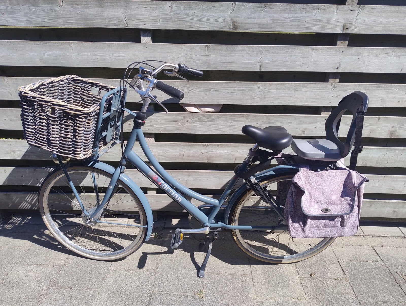 Grijze Cortina Roots Transport + 3 kinderzitjes & windscherm, 47 tot 51 cm, Ophalen, Gebruikt, Cortina