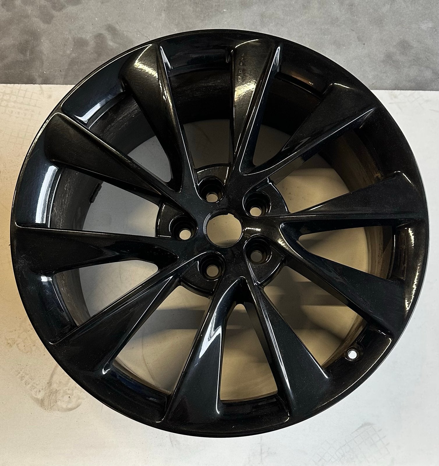 Originele - Tesla - 21” Turbine velg  -  Nieuwstaat, Auto-onderdelen, Banden en Velgen, Ophalen, Gebruikt, Velg(en), 265 mm