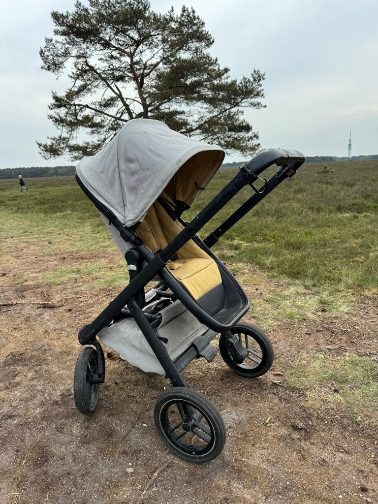 Dubatti One kinderwagen met reiswieg, Gebruikt, Luchtbanden, Combiwagen, Ophalen