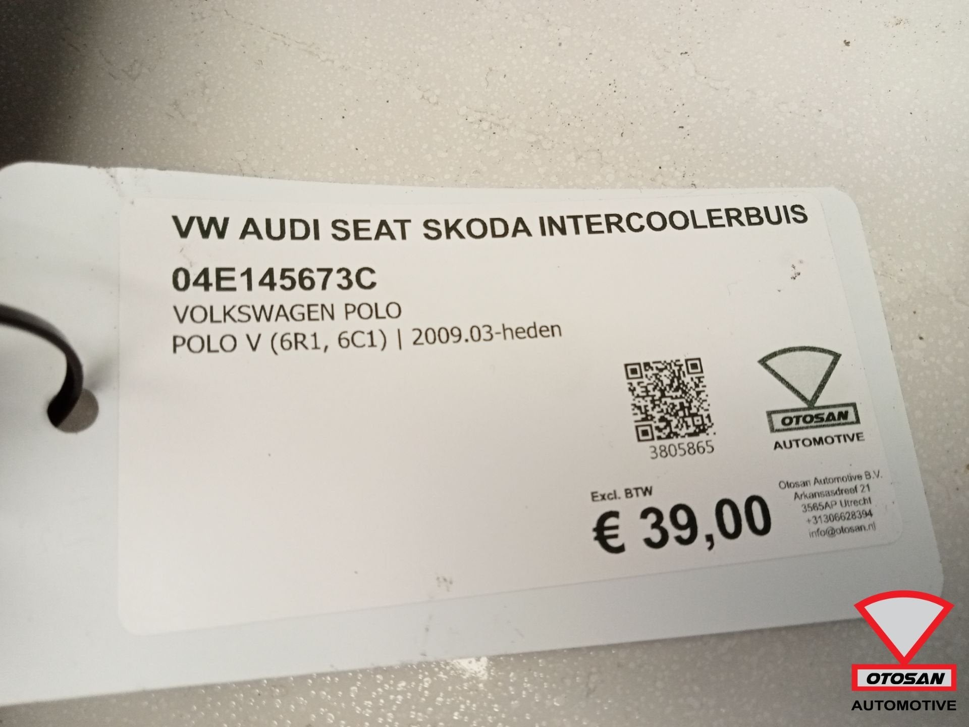 VW Audi Seat Skoda Intercoolerbuis Laadluchtbuis 04E145673C, Gebruikt, Volkswagen, Volkswagen AG, Berliner Ring 2
38440  Wolfsburg, DE