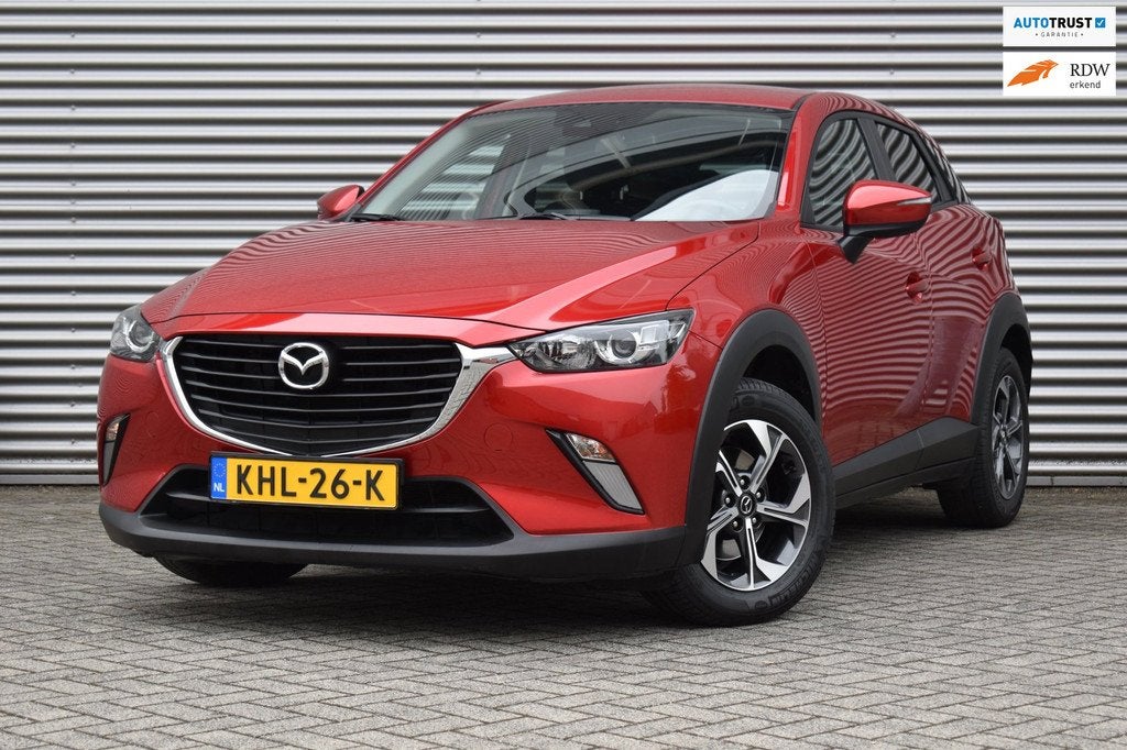Mazda CX-3 2.0 SkyActiv-G 120-PK, Airco, Ecc, Cruise, Navi,, Auto's, Voorwielaandrijving, 1998 cc, Stof, Gebruikt