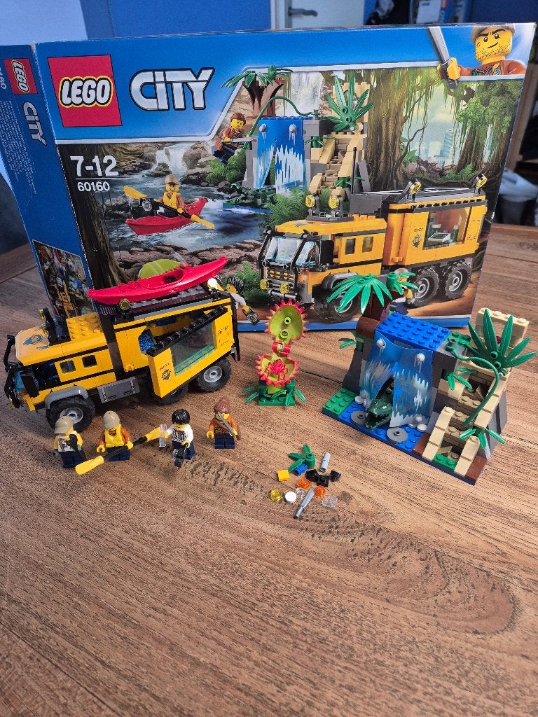 LEGO City 60160 - Jungle Mobiel Laboratorium, Ophalen, Lego, Inclusief extra onderdelen, Complete set