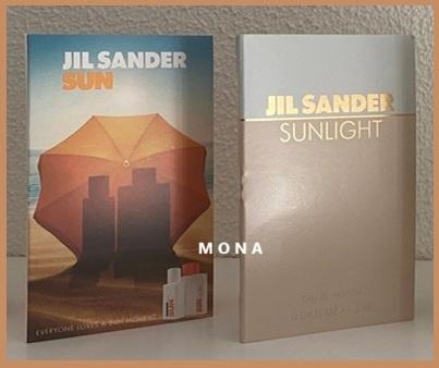 JilSander set 2 parfum proefjes testers monsters, Verzenden, Nieuw