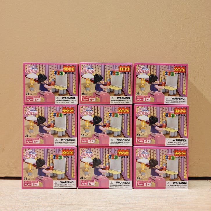 Nieuw: 9x Cogo Dream Girls Bouwstenen Set