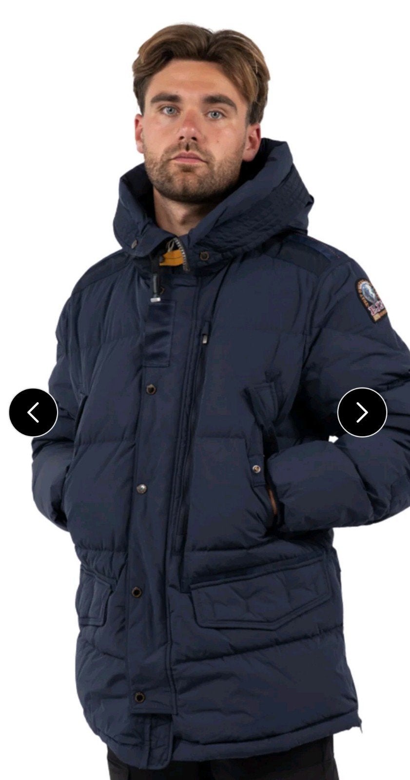 parajumpers winterjas Navy Blue maat L origineel, Maat 52/54 (L), Blauw, Parajumpers, Ophalen of Verzenden