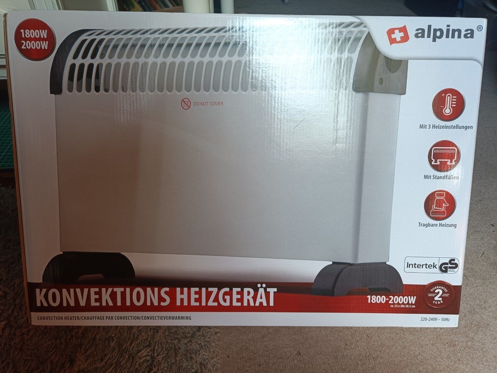 2 electrische kacheltjes, Huis en Inrichting, Kachels, Ophalen, Overige soorten, Elektrisch, Nieuw