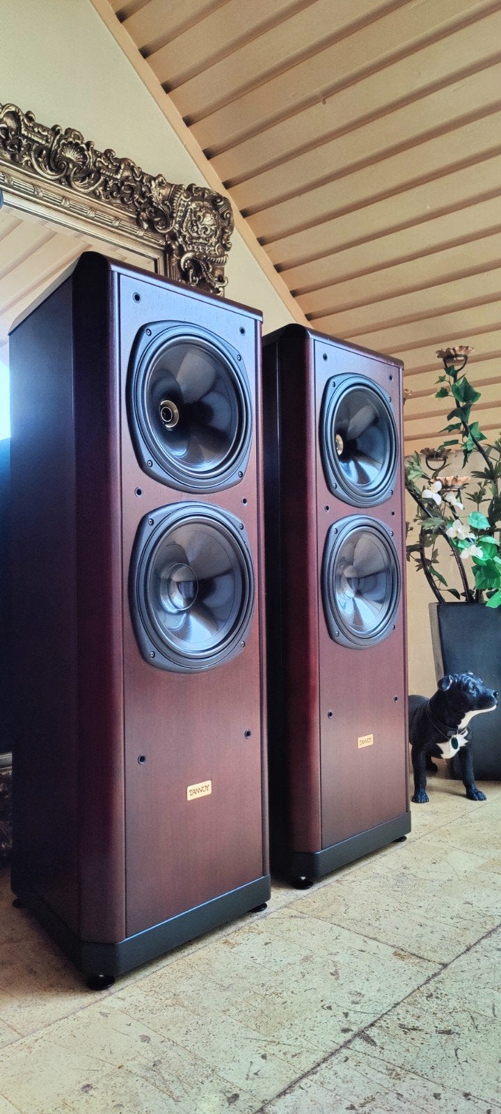 Tannoy D700 Definition - DC Zuilspeaker Rosewood Black., Vloerstaande luidspreker, Ophalen of Verzenden, Zo goed als nieuw, Basreflex