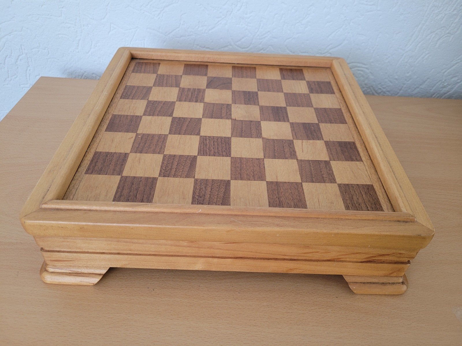 Houten Spellenkist Schaak, Backgammon, Domino en meer, Info@generiekspellen.nl, Generieke Spellenfabrikant, Onbekend, Ophalen of Verzenden
