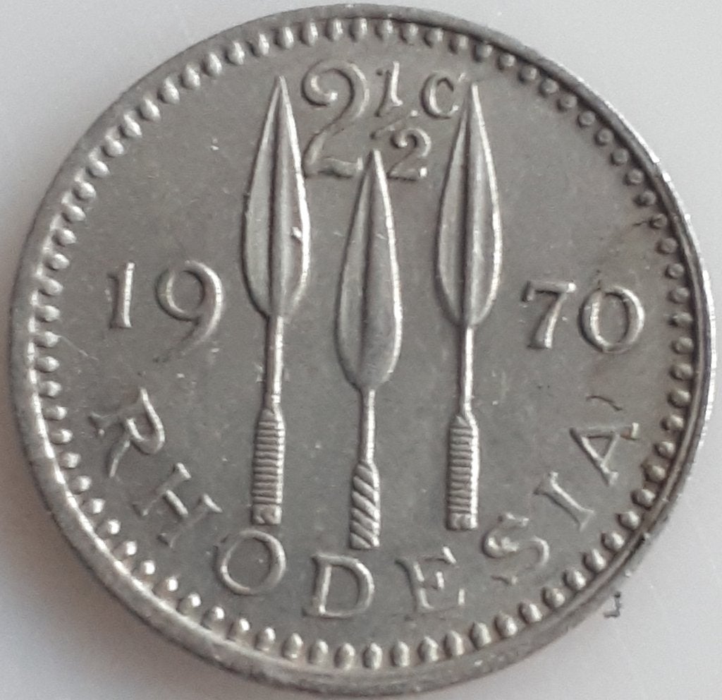 RHODESIË: 2 1/2 CENTS 1970 KM 11 Zeer mooie staat UNC !!, Postzegels en Munten, Munten | Afrika, Ophalen of Verzenden, Overige landen